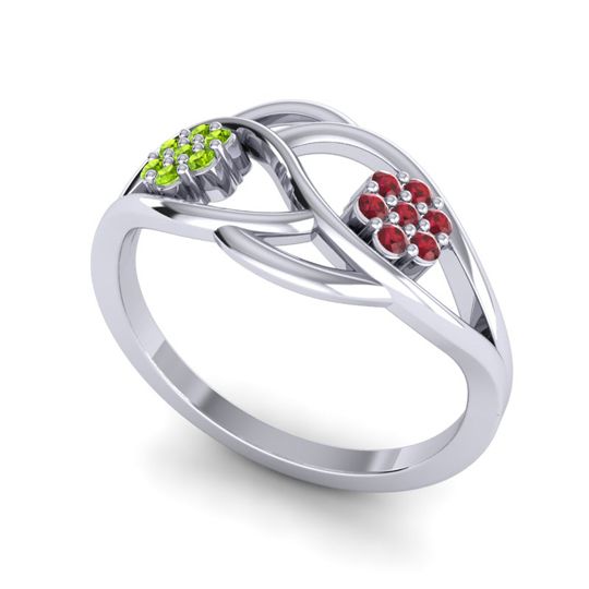 Petite Floral Yama Ring
