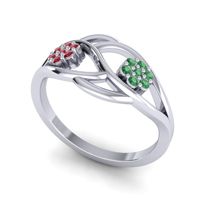 Petite Floral Yama Ring