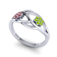 Petite Floral Yama Ring