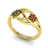 Petite Floral Yama Ring