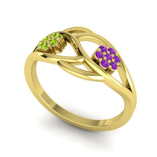 Petite Floral Yama Ring