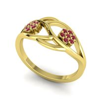 Petite Floral Yama Ring