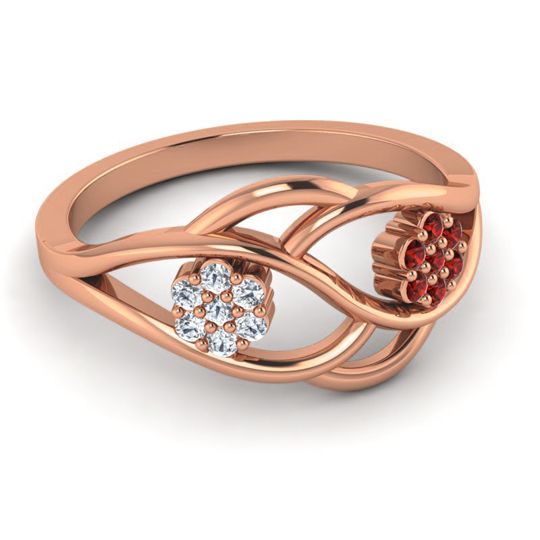 Petite Floral Yama Ring