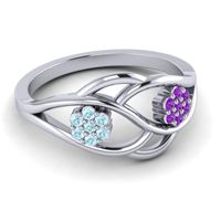 Petite Floral Yama Ring
