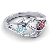 Petite Floral Yama Ring