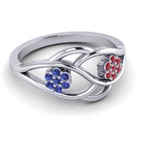 Petite Floral Yama Ring