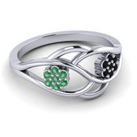 Petite Floral Yama Ring