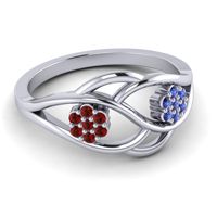 Petite Floral Yama Ring