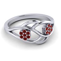 Petite Floral Yama Ring