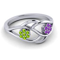 Petite Floral Yama Ring