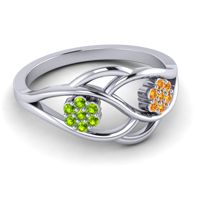 Petite Floral Yama Ring
