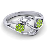 Petite Floral Yama Ring