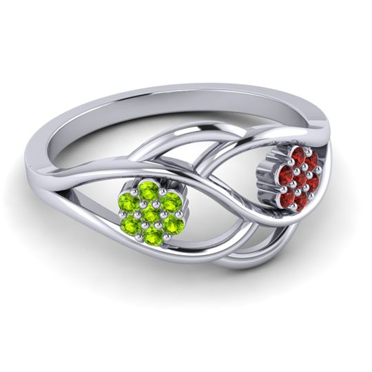Petite Floral Yama Ring