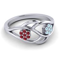 Petite Floral Yama Ring
