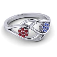 Petite Floral Yama Ring