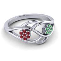 Petite Floral Yama Ring