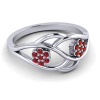 Petite Floral Yama Ring