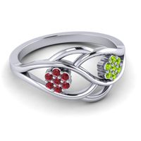 Petite Floral Yama Ring