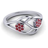 Petite Floral Yama Ring