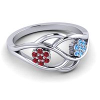 Petite Floral Yama Ring