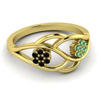 Petite Floral Yama Ring
