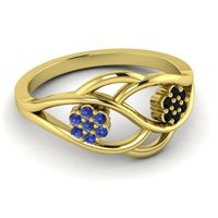 Petite Floral Yama Ring