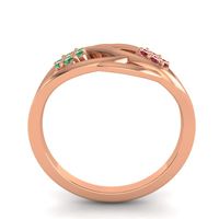 Petite Floral Yama Ring