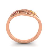 Petite Floral Yama Ring