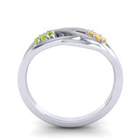Petite Floral Yama Ring