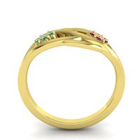 Petite Floral Yama Ring