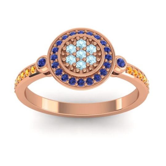 Statement Floral Pave Kendra Ring