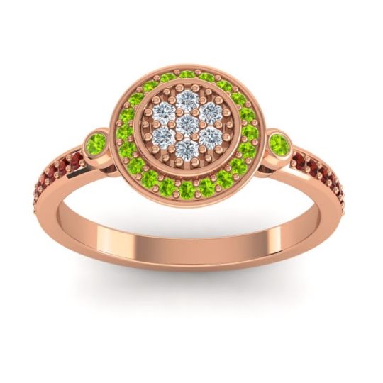 Statement Floral Pave Kendra Ring