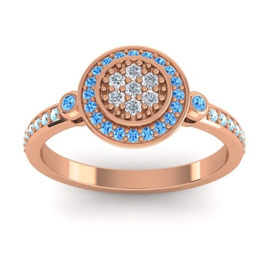 Statement Floral Pave Kendra Ring