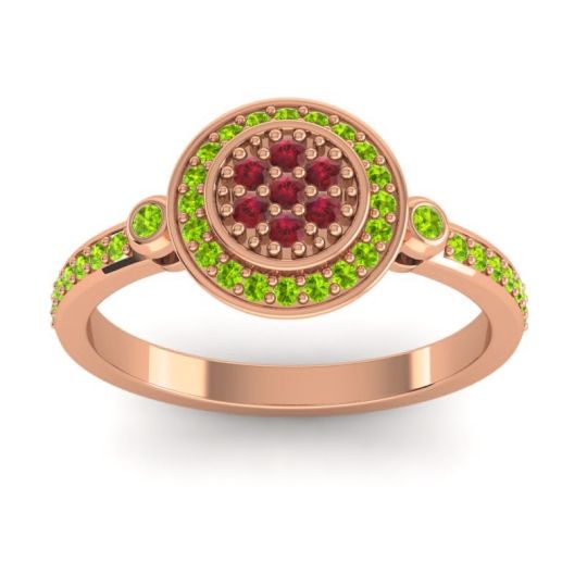 Statement Floral Pave Kendra Ring