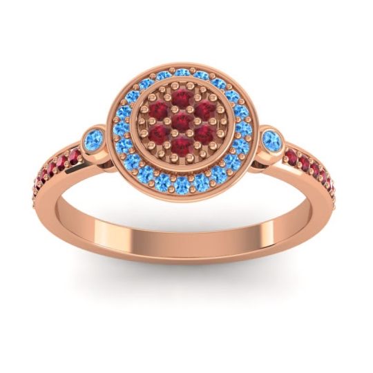 Statement Floral Pave Kendra Ring