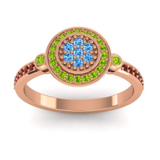 Statement Floral Pave Kendra Ring