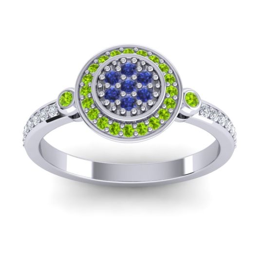 Statement Floral Pave Kendra Ring