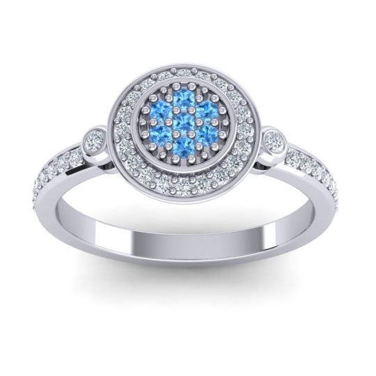 Statement Floral Pave Kendra Ring