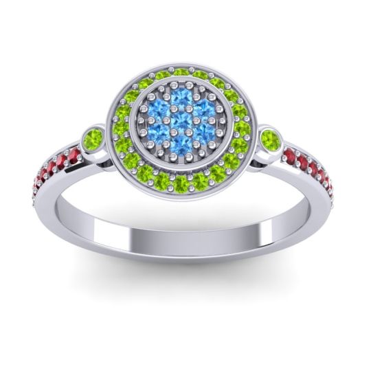 Statement Floral Pave Kendra Ring