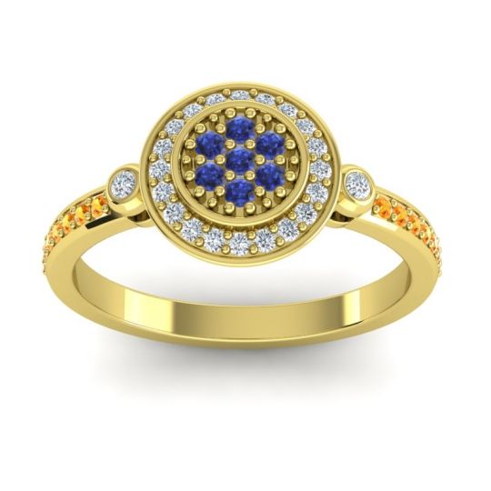 Statement Floral Pave Kendra Ring