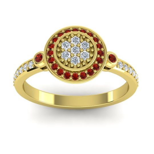 Statement Floral Pave Kendra Ring