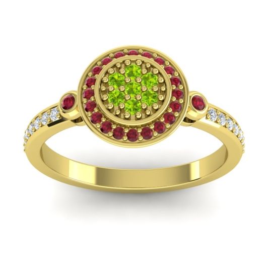 Statement Floral Pave Kendra Ring