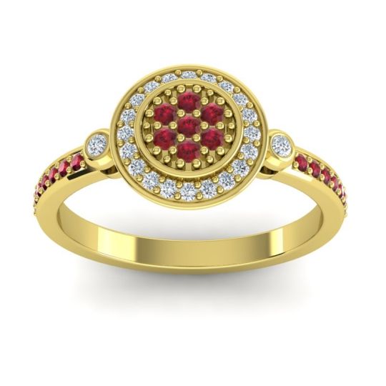 Statement Floral Pave Kendra Ring