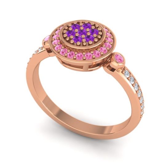 Statement Floral Pave Kendra Ring