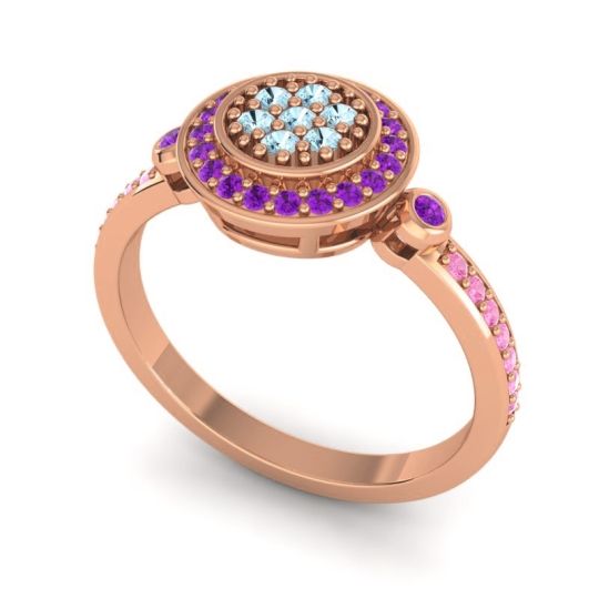 Statement Floral Pave Kendra Ring