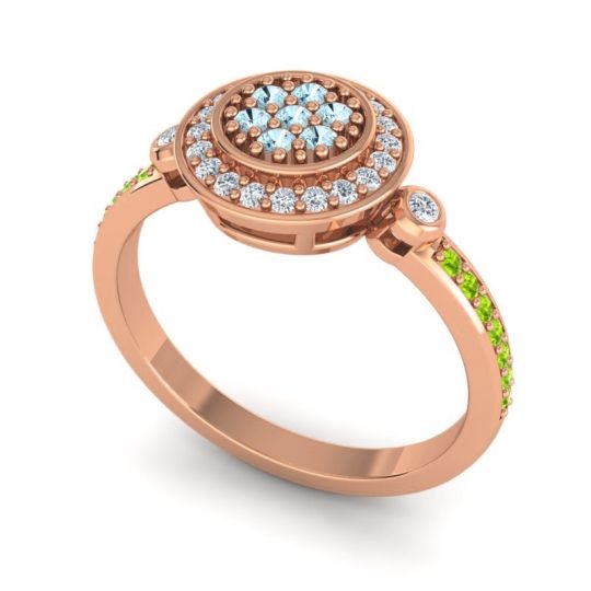 Statement Floral Pave Kendra Ring
