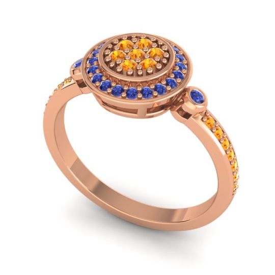 Statement Floral Pave Kendra Ring