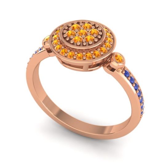 Statement Floral Pave Kendra Ring