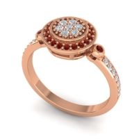 Statement Floral Pave Kendra Ring