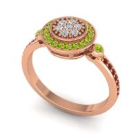 Statement Floral Pave Kendra Ring